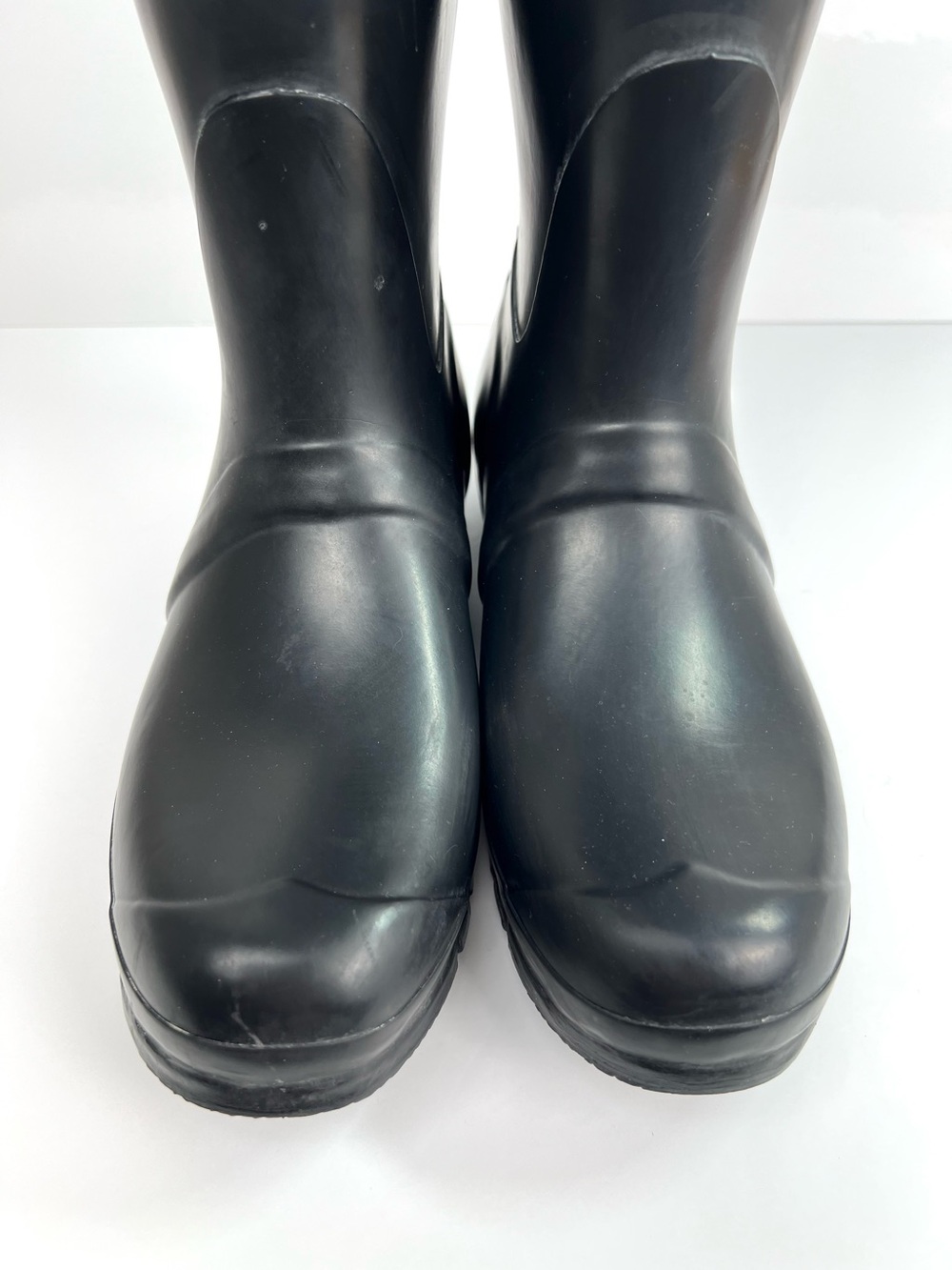 Hunter Black Tall Gloss Rain Boots - Picture 6 of 13